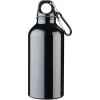 Promotional Cremorne Sport Drink Bottles With Carabiner Black